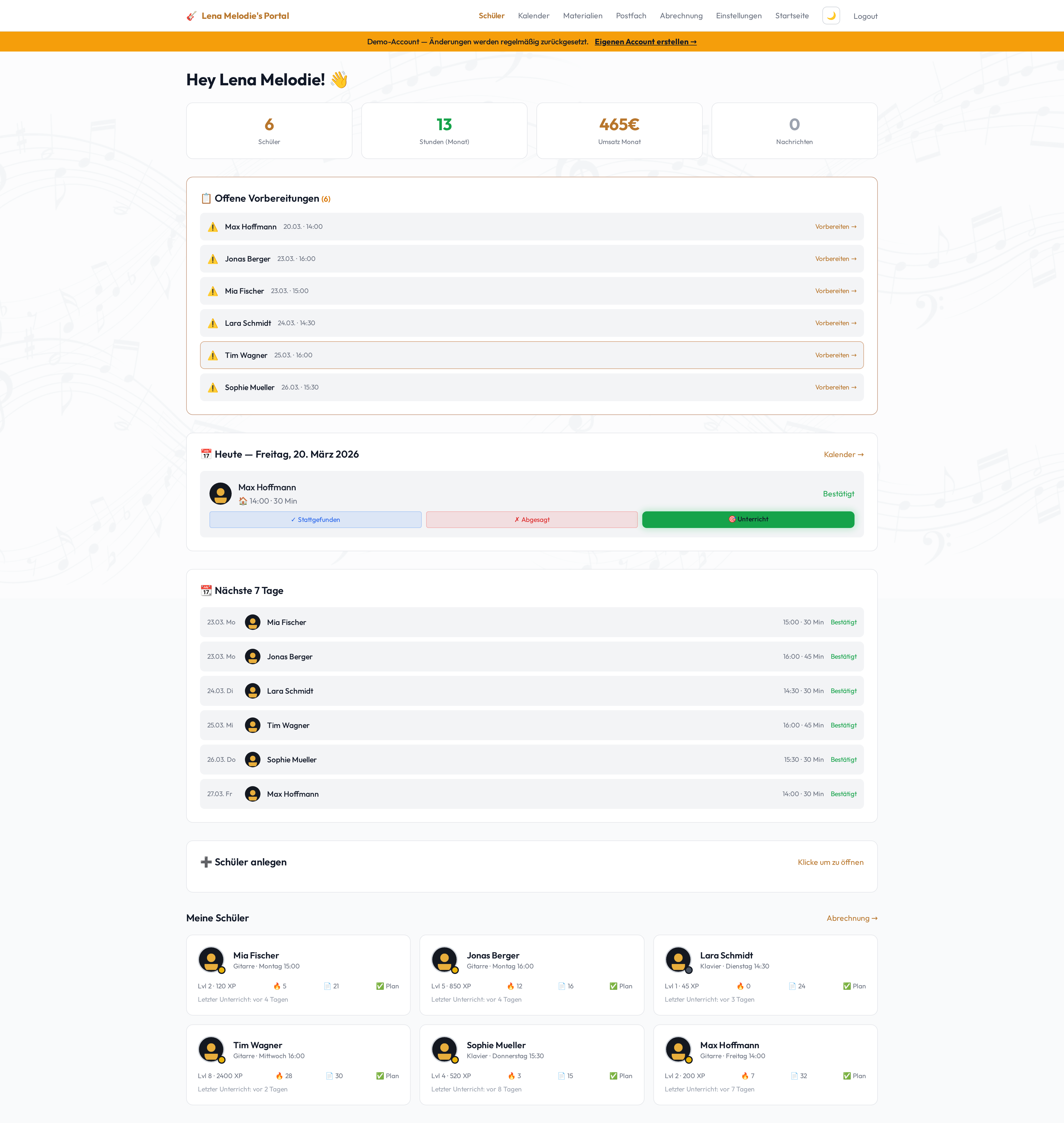 Crescendo Dashboard
